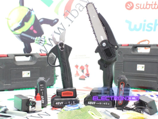 Offerta black friday!! kit garden forbice motosega batterie 2