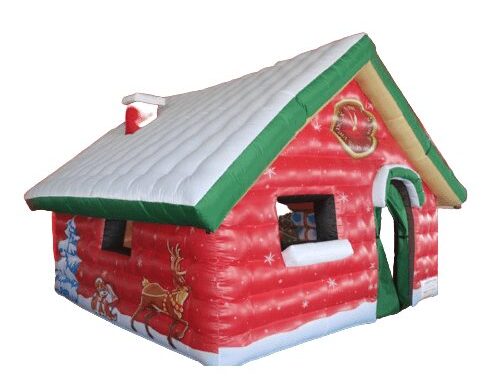 Noleggio gonfiabile casa di babbo natale