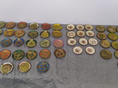 Sottobicchieri legno antichi artisti toscani