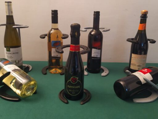 Portabottiglie ferri da cavallo