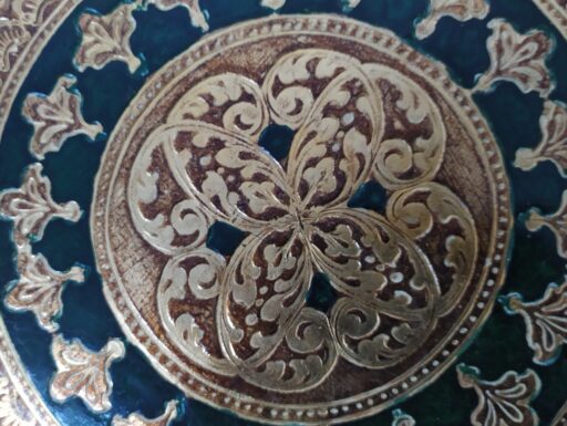 Vassoi rotondi in legno arte fiorentina