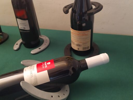 Portabottiglie ferri da cavallo