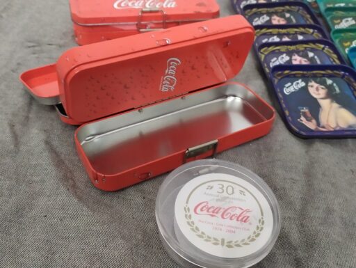 Sottobicchieri metallo coca cola stile liberty 1927-1977