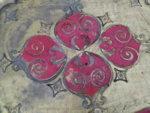 Vassoi fiorentini in legno con manici