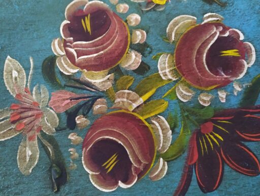 Vassoi rotondi in legno arte fiorentina