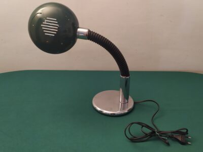 Lampada ministeriale d'epoca colore verde