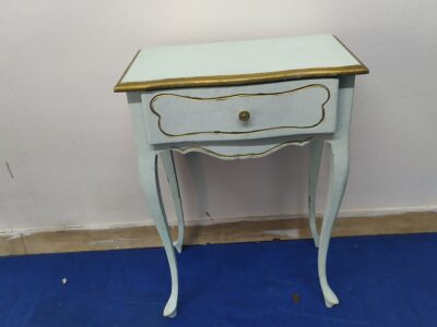 Comodino legno d'epoca con cassetto