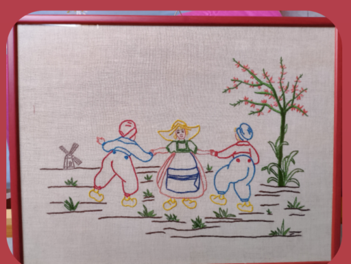 Un quadro fatto a mano ! it's a wonderful painting 1988 a