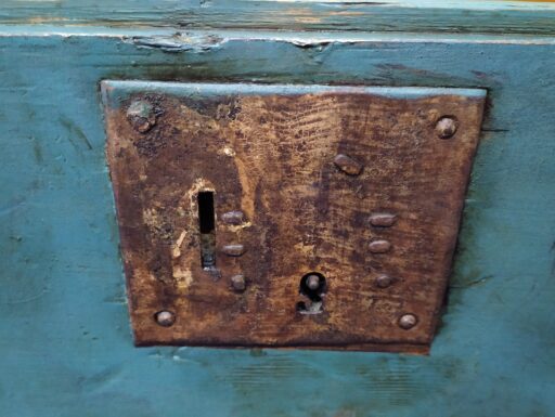 Cassapanca in legno primi 900