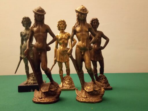 Statue bronzo david donatello - david verrocchio