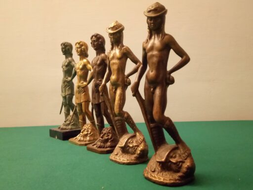 Statue bronzo david donatello - david verrocchio