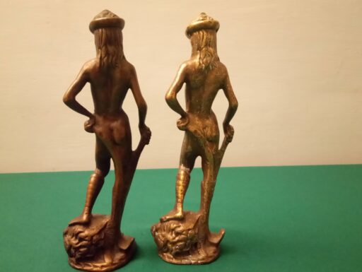 Statue bronzo david donatello - david verrocchio