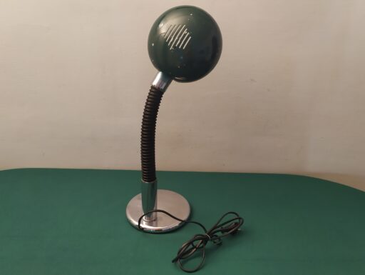 Lampada ministeriale d'epoca colore verde