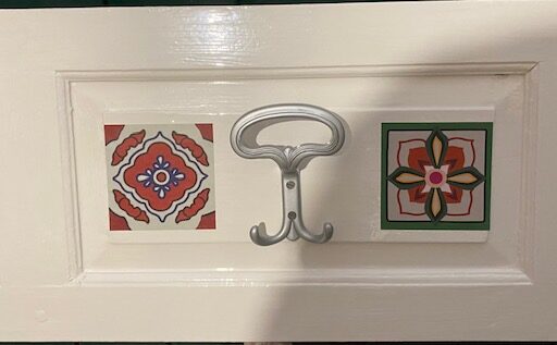 Appendiabiti vintage da parete