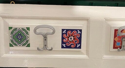 Appendiabiti vintage da parete