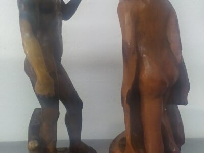 Sculture legno d'epoca