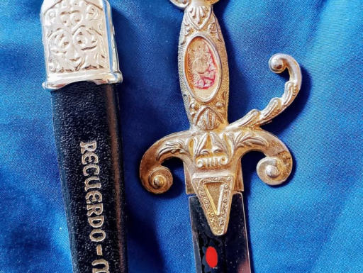 Hand made -pugnale decorativo antico 1820 vintage , un valor