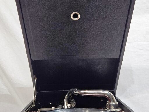 Grammofono a valigetta "paquet", funzionante con puntine