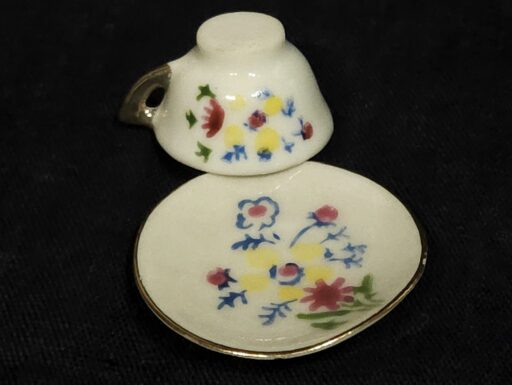 17 pz in miniatura casa delle bambole in porcellana giapan