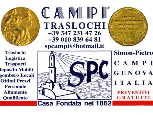 Traslochi campi® - casa fondata nel 1862®