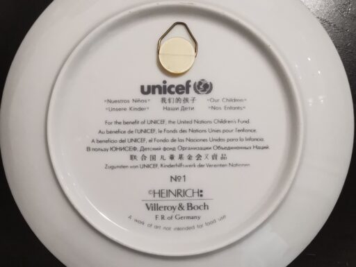 Piatto villeroy e bosch per unicef