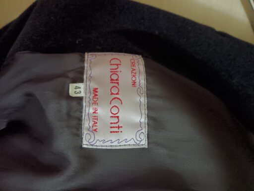 Cappotto 100% pura lana vergine