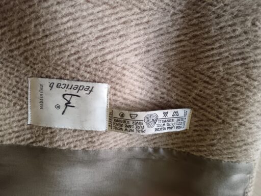 Cappotto 100% pura lana vergine