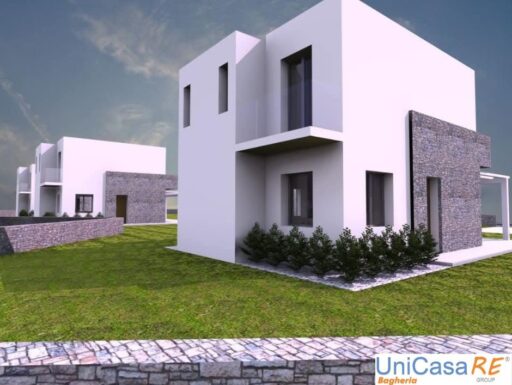 Villa in costruzione con vista panoramica