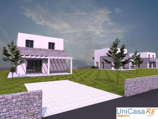 Villa in costruzione con vista panoramica