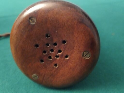 Telefono da tavolo legno a candela mod. primi 900