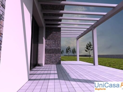 Villa in costruzione con vista panoramica