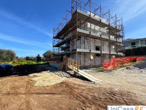 Villa in costruzione con vista panoramica