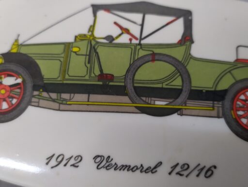 Appendiabiti d'epoca bachelite ottone ferro