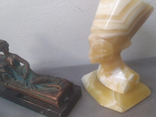 Oggetti marmo naturale e bronzo antichjzzato