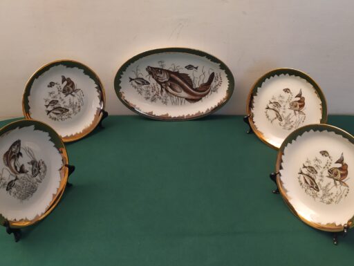 Piatti porcellana bordo oro richard ginori