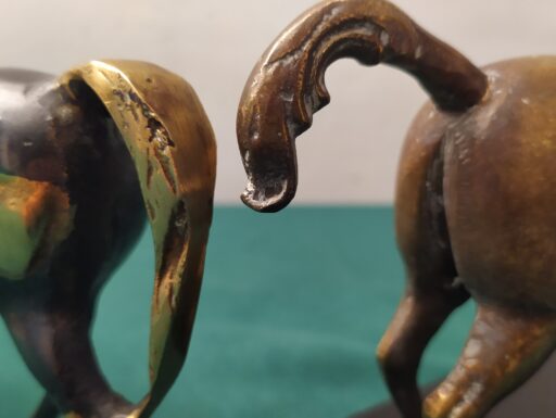 Cavalli bronzo e ottone