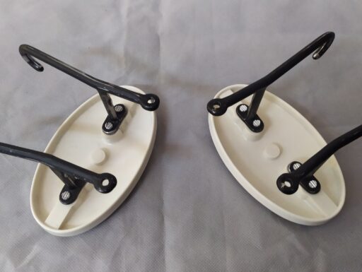 Appendiabiti d'epoca bachelite ottone ferro