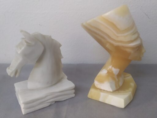 Oggetti marmo naturale e bronzo antichjzzato