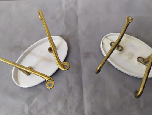 Appendiabiti d'epoca bachelite ottone ferro