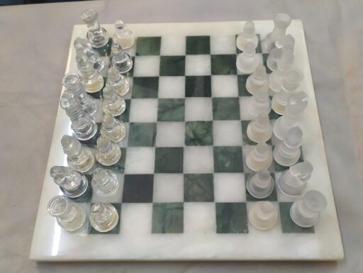 Scacchiera marmo scacchi vitroflex