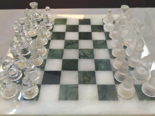 Scacchiera marmo scacchi vitroflex