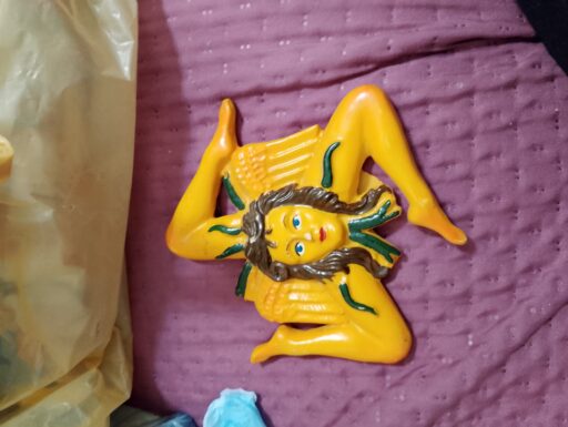 4 tegole x parete in ceramica