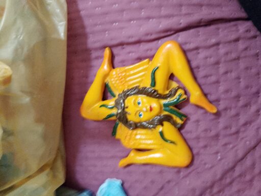 4 tegole x parete in ceramica