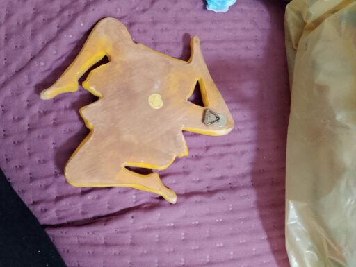 4 tegole x parete in ceramica