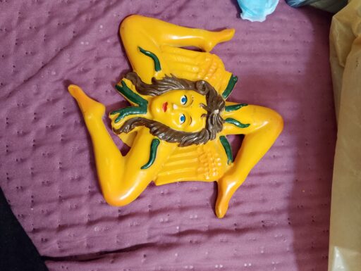 4 tegole x parete in ceramica