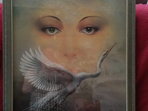 Quadro grande con faccia