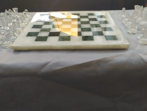 Scacchiera marmo scacchi vitroflex