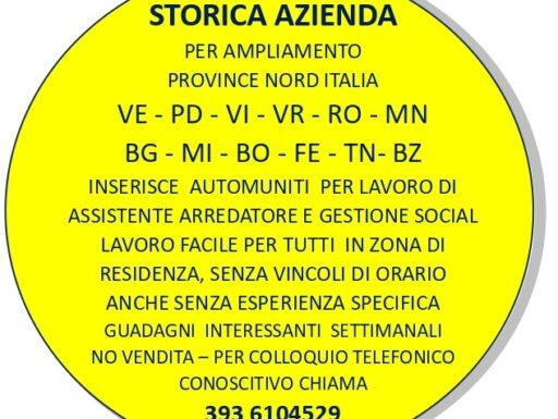 Assistente arredatore