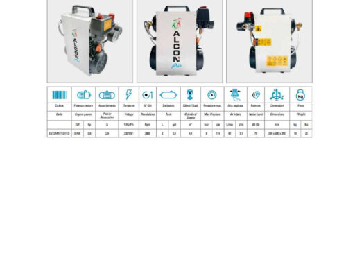 Compressore a secco alconair nuovo per disinfezione ambienti