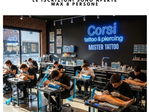 1.novembre.2025 iniziano i corsi di tatuaggi body piercing